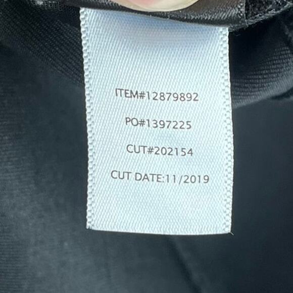 Torrid 1 Mini Scuba Fluted Dress in Deep Black - Picture 11 of 11